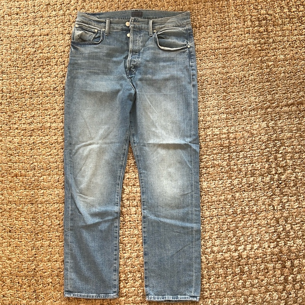 MOTHER Women's Straight Leg Jeans - Blue